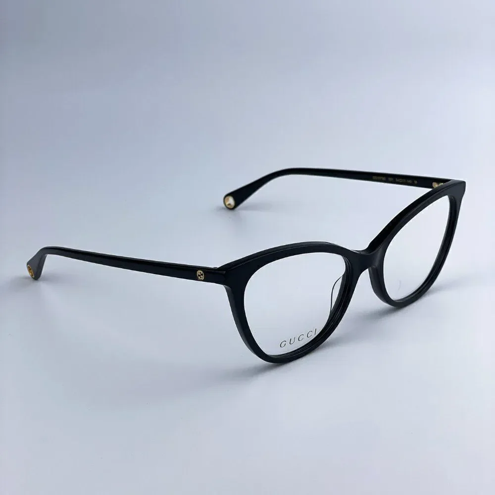 NEW Gucci GG1079O 001 Black Cat Eye Women Eyeglasses - Picture 5 of 14